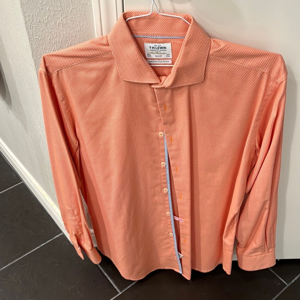 TM Lewin slim fit Dress shirt 34.5, 16.5